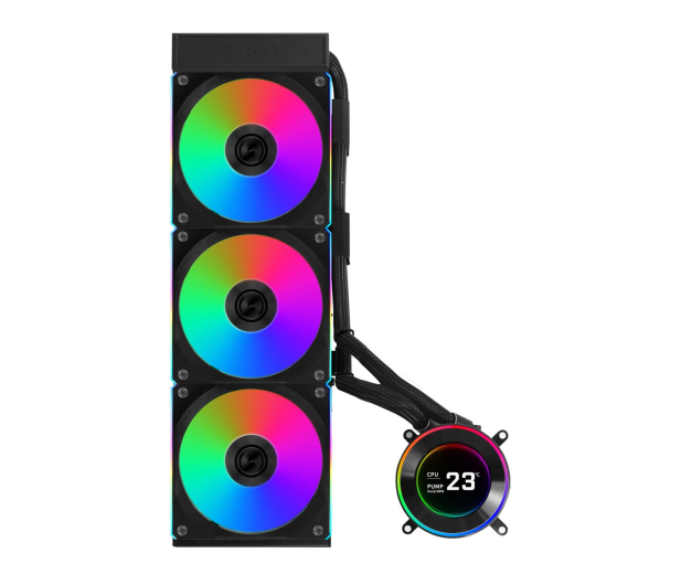 Lian Li HydroShift II LCD-C 360CL ARGB Black 3x120mm - 1486793 - zdjęcie 2